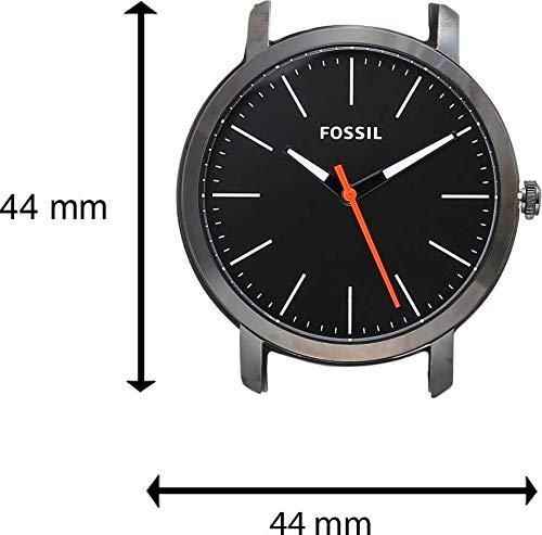 Fossil City K2G226G6 Rose Gold Analog Watch - Brown Leather Strap Unisex Timepiece