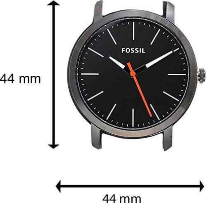 Fossil City K2G226G6 Rose Gold Analog Watch - Brown Leather Strap Unisex Timepiece