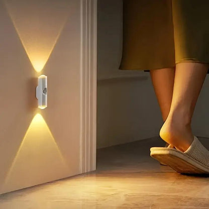 USB Rechargeable Sensor LED Wall Light - Hill Shape Up & Down Lighting