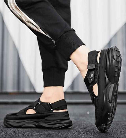 Men's Breathable Close Toe Sandals - Comfortable Summer Footwear