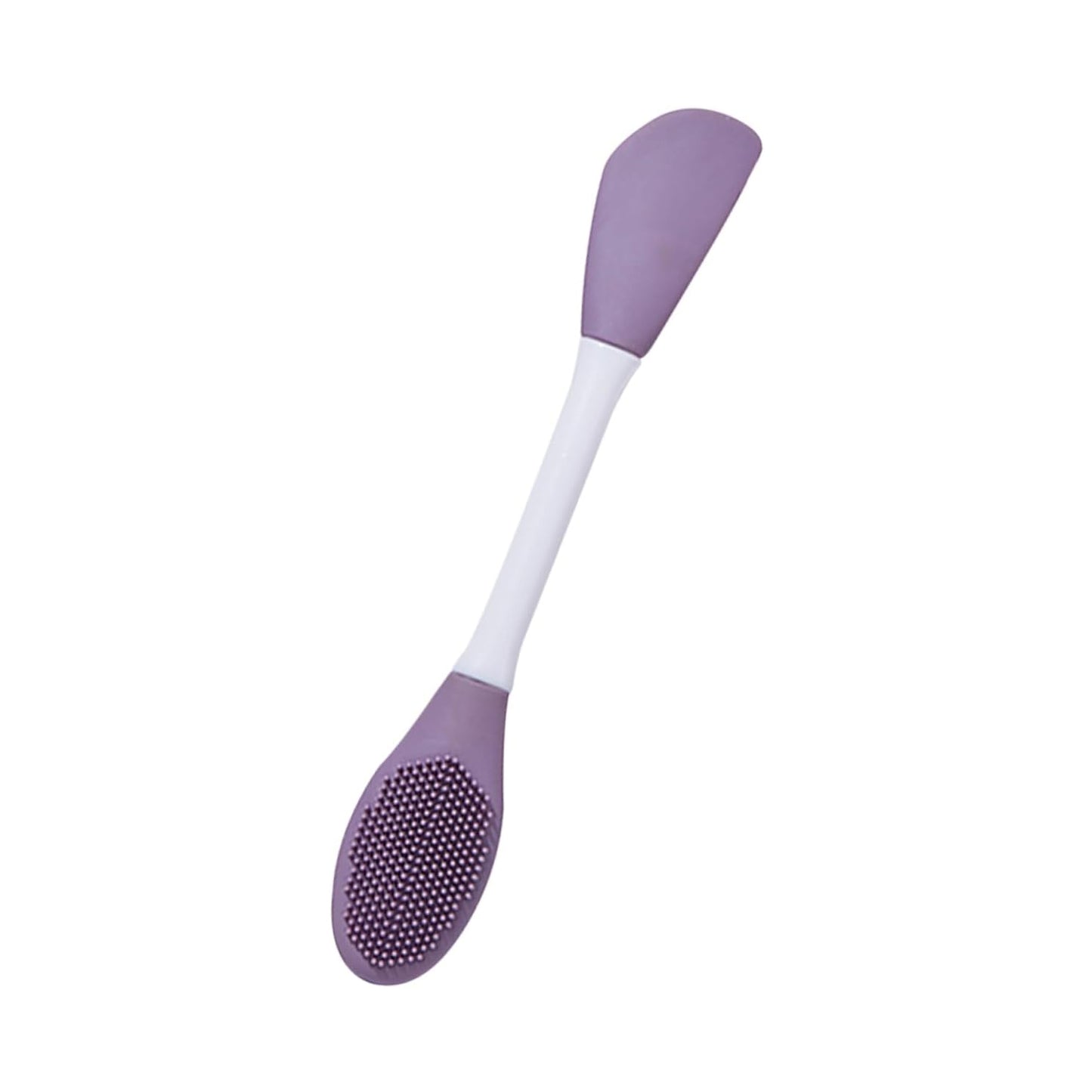 Double-Headed Silicone Face Mask Brush - Facial Cleansing & Application Tool