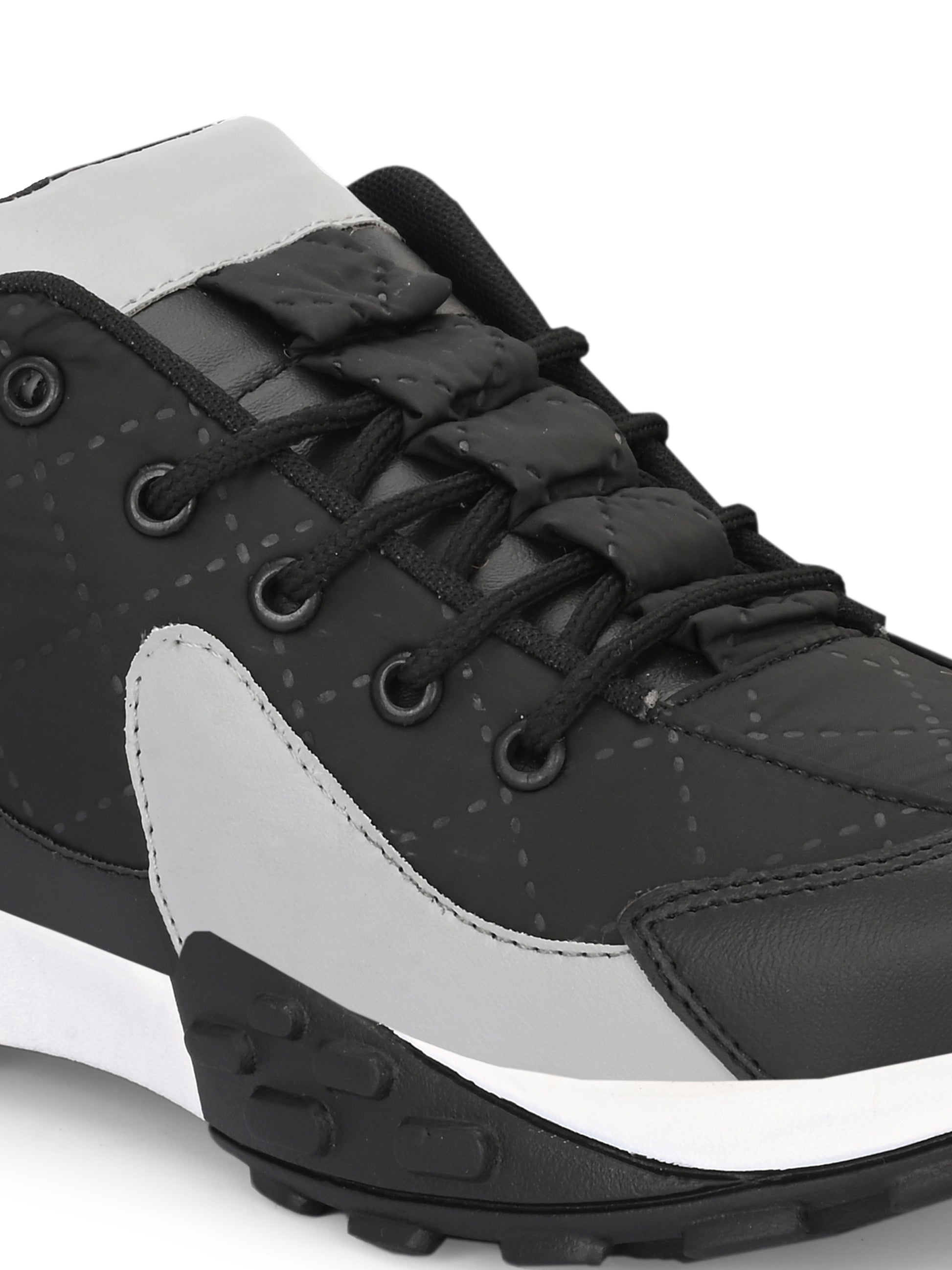 Black Sneakers for Men - Comfortable Casual Shoes with Cushioned Insole