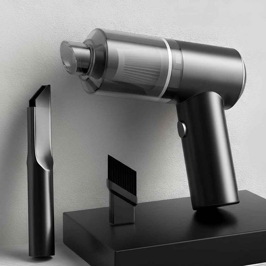 Portable Wireless Air Duster & Vacuum Cleaner - Cordless Keyboard Cleaner for Electronics & Home
