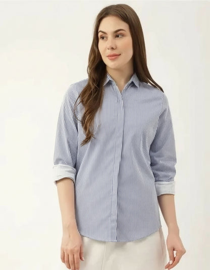 Women's Cotton Oversized Fit Shirt - Comfortable & Stylish Casual Wear