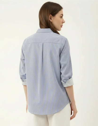 Women's Cotton Oversized Fit Shirt - Comfortable & Stylish Casual Wear