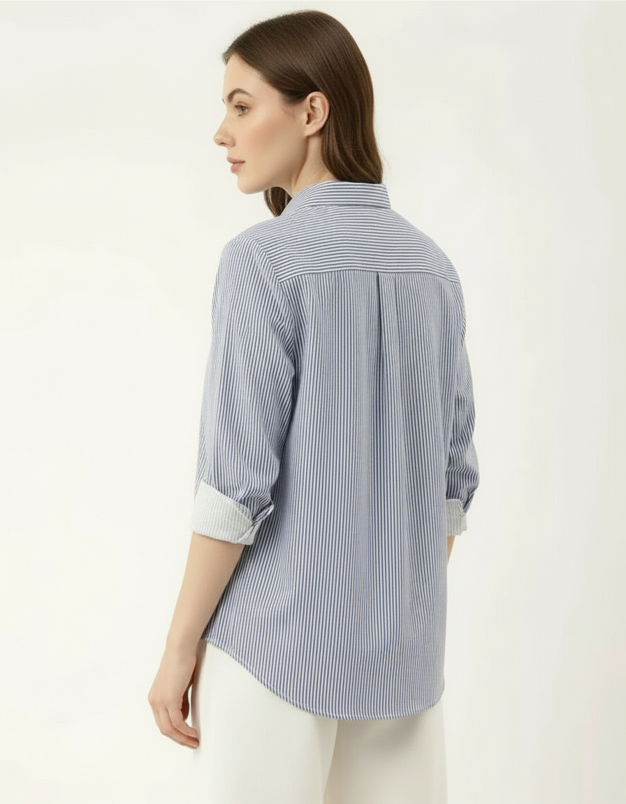 Women's Cotton Oversized Fit Shirt - Comfortable & Stylish Casual Wear