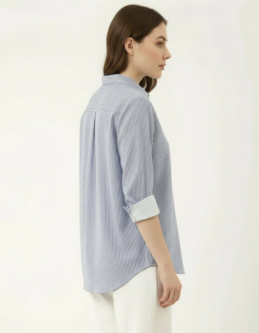 Women's Cotton Oversized Fit Shirt - Comfortable & Stylish Casual Wear