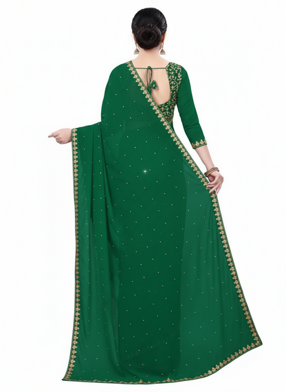Women's Traditional Saree - Elegant Indian Ethnic Wear (DS094130)