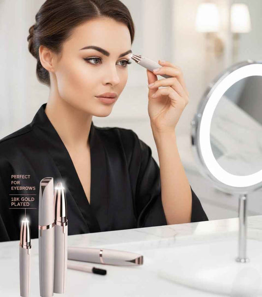 Flawless Eyebrow Trimmer for Women - Precision Hair Removal Tool