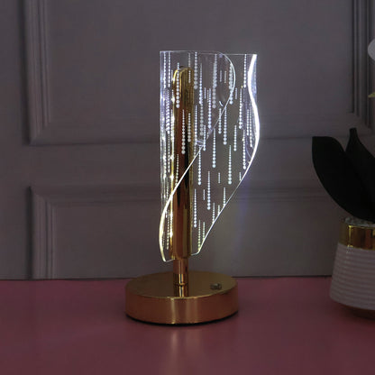 Premium Crystal LED Table Lamp - Modern Ambient Lighting Decor