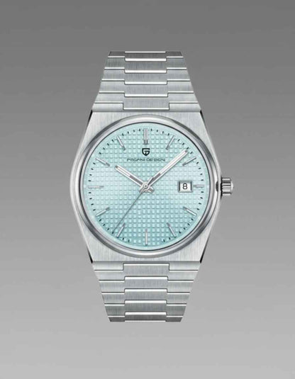 Limited Edition Analog Watch for Men - Stainless Steel Dial with Resin Strap