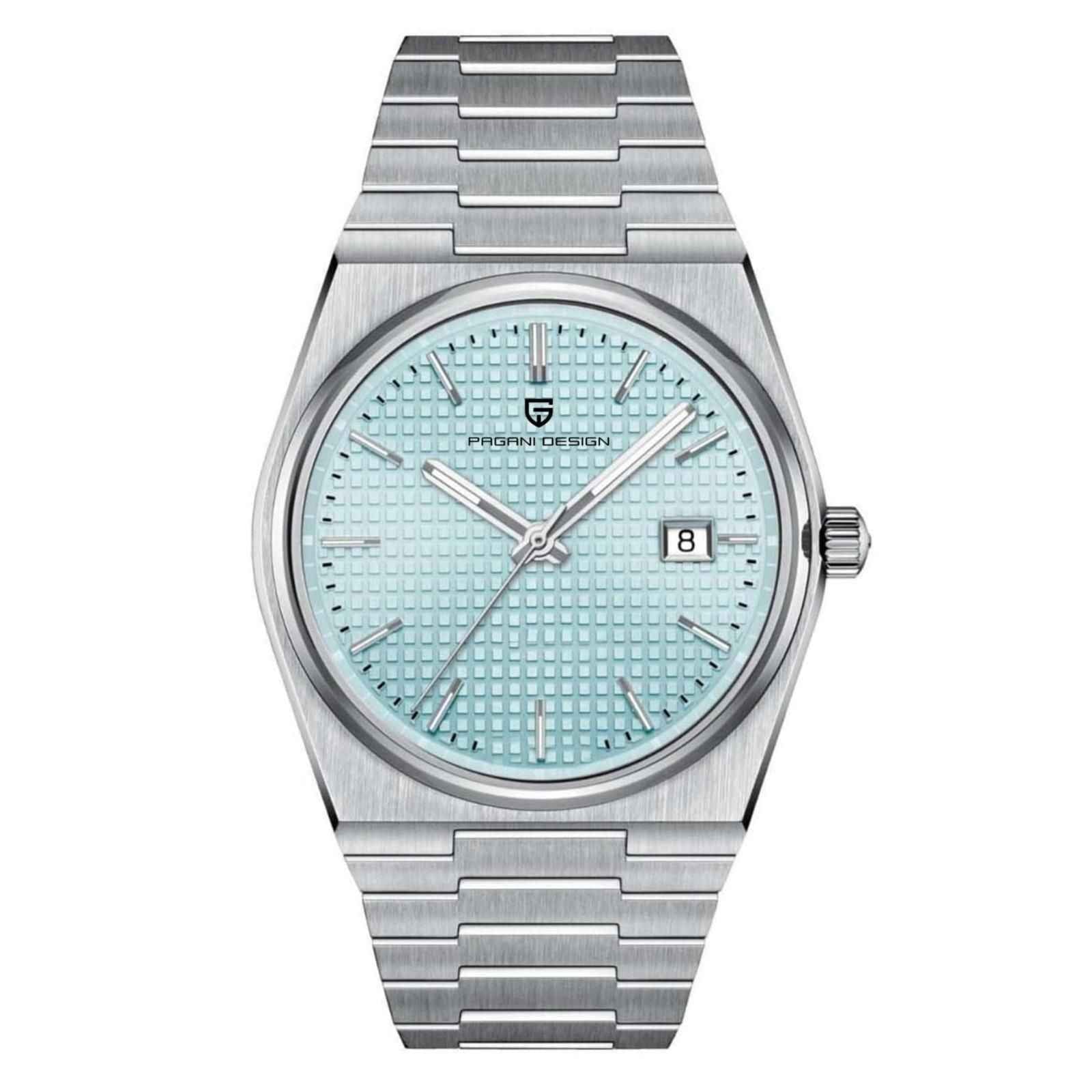 Limited Edition Analog Watch for Men - Stainless Steel Dial with Resin Strap