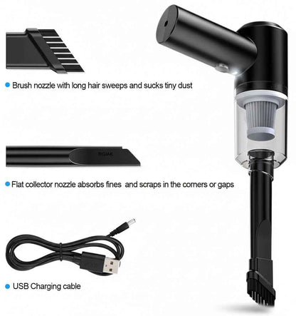 Portable Wireless Air Duster & Vacuum Cleaner - Cordless Keyboard Cleaner for Electronics & Home