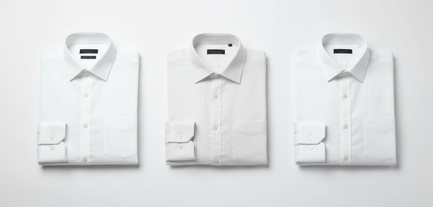 Men's Cotton Shirts Pack of 3 - Premium Everyday Essentials