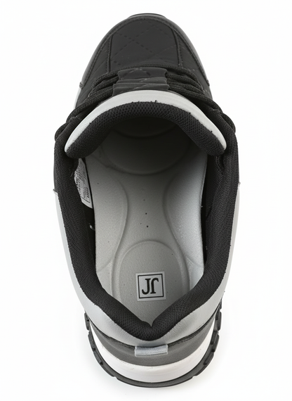 Black Sneakers for Men - Comfortable Casual Shoes with Cushioned Insole