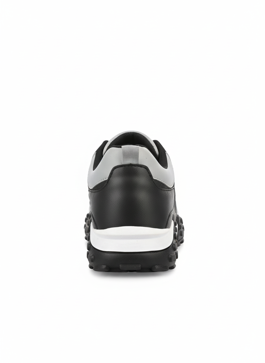 Black Sneakers for Men - Comfortable Casual Shoes with Cushioned Insole