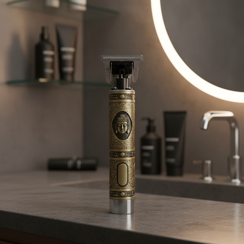 Professional Rechargeable Hair & Beard Trimmer for Men - Electric Grooming Kit