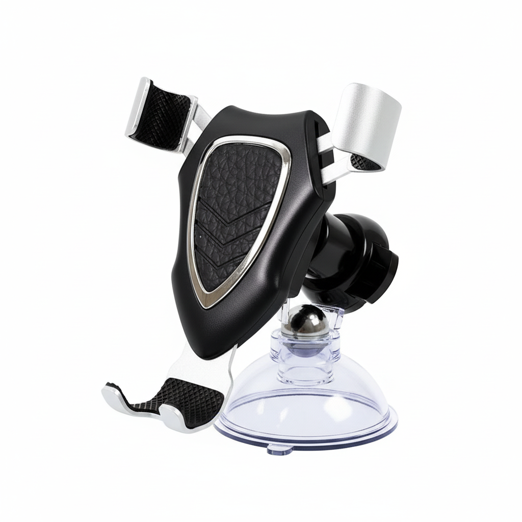 Universal Car Phone Mount - 360° Rotating Dashboard & Windshield Holder