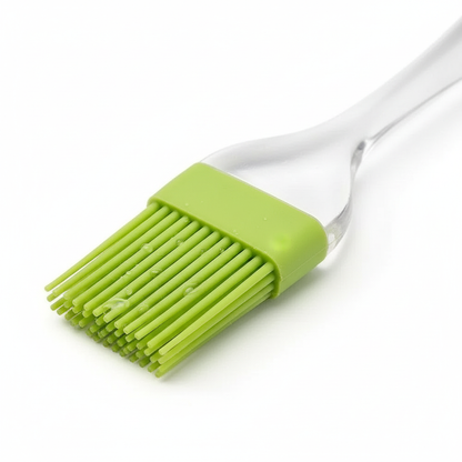 Close-up detail of brush bristles