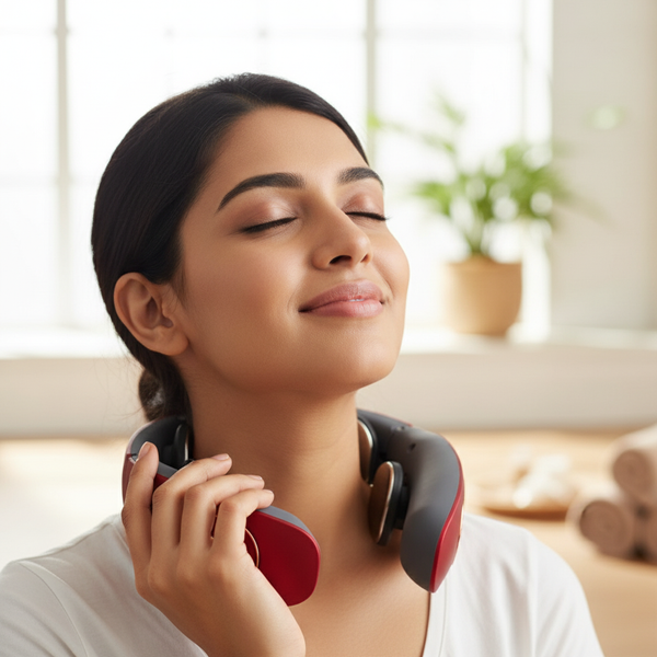 Heads Smart Electric Neck And Back Pulse Massager (1 Pc)