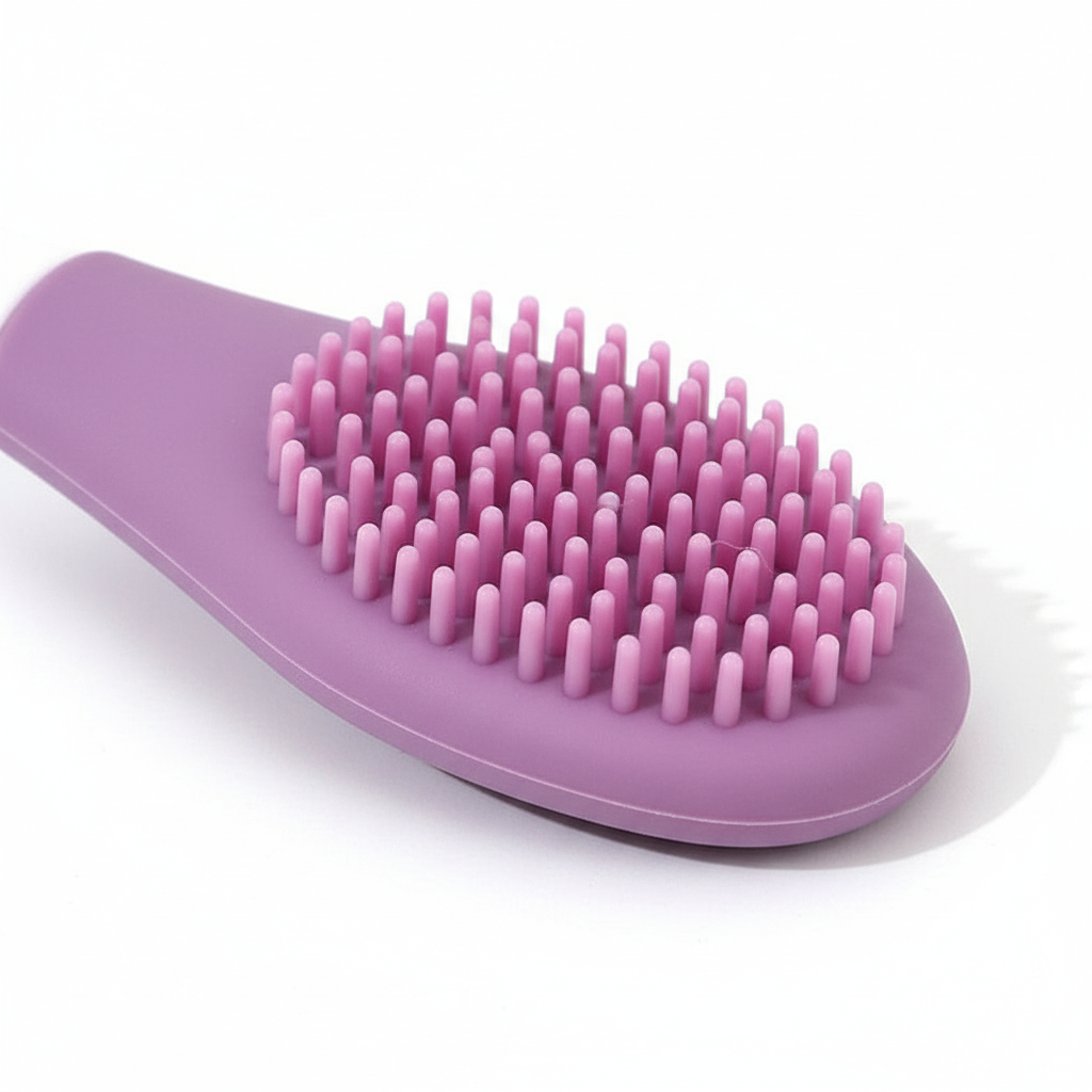 Double-Headed Silicone Face Mask Brush - Facial Cleansing & Application Tool