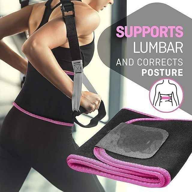 Adjustable Waist Trimmer Belt for Men & Women - Premium Neoprene Sweat Belt