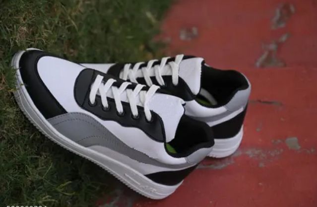 Anjrs Men's Casual Sports Running Shoes - Comfortable Lightweight Sneakers