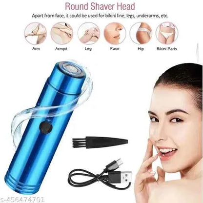 Mini Electric Shaver - Pocket Size Waterproof Shaver for Men & Women