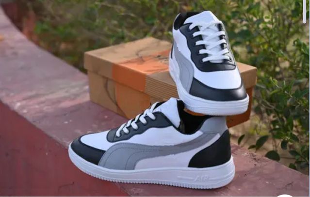 Anjrs Men's Casual Sports Running Shoes - Comfortable Lightweight Sneakers