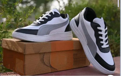 Anjrs Men's Casual Sports Running Shoes - Comfortable Lightweight Sneakers