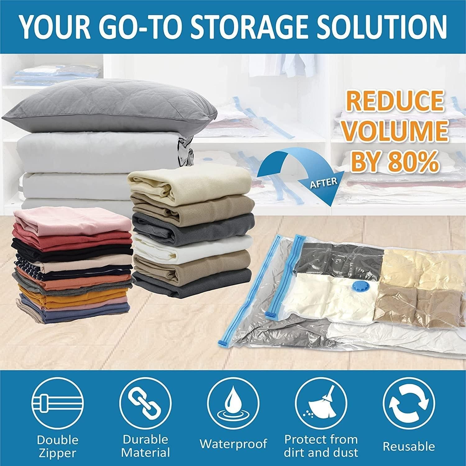 Compression Storage Bags - Save 80% Space ( 5pcs Pack )