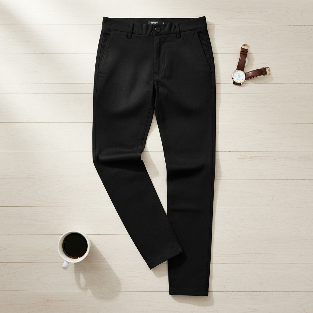 Men's Cotton Trousers - Comfortable Casual Pants (Pack of 3)