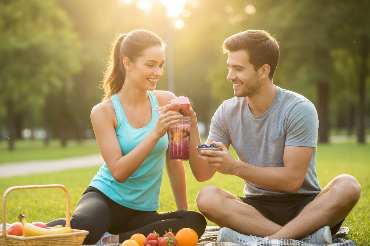 Portable USB Rechargeable Juicer Blender - 6 Blade Electric Protein Shaker for Fresh Smoothies On-the-Go