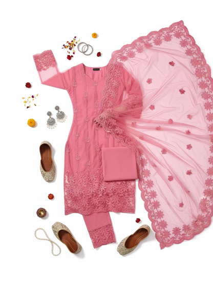 Women's Kurta Set with Dupatta & Bottomwear - Designer Ethnic Wear for Festivals