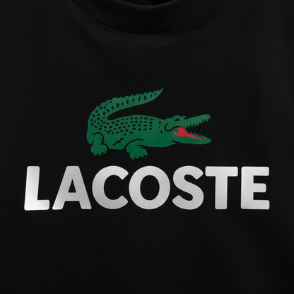 Men's Black T-Shirt with Bold Print Design - Trendy & Comfortable Fit