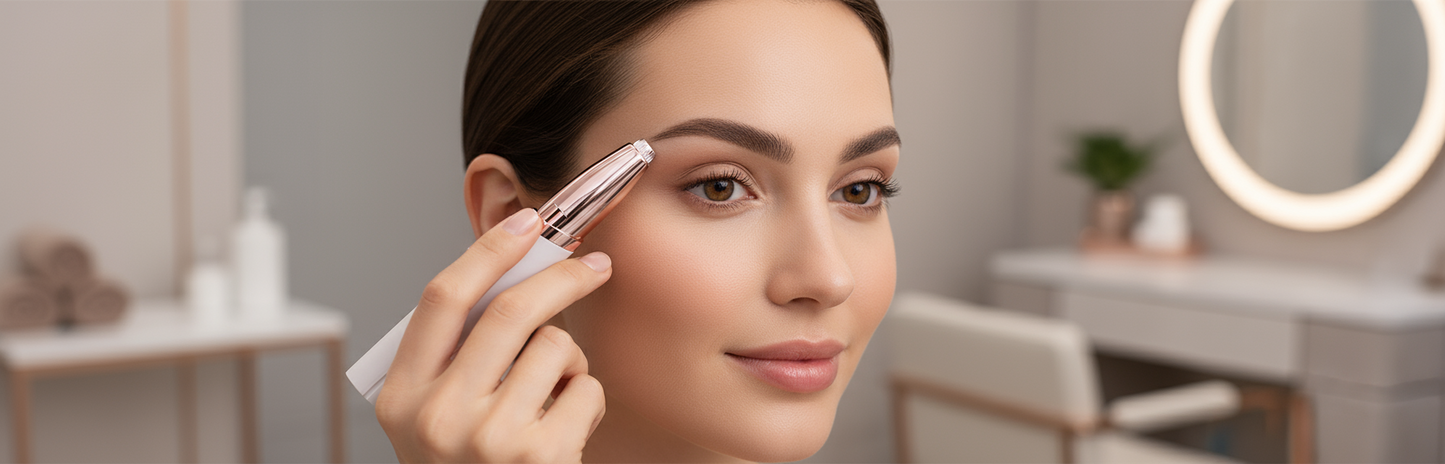 Flawless Eyebrow Trimmer for Women - Precision Hair Removal Tool