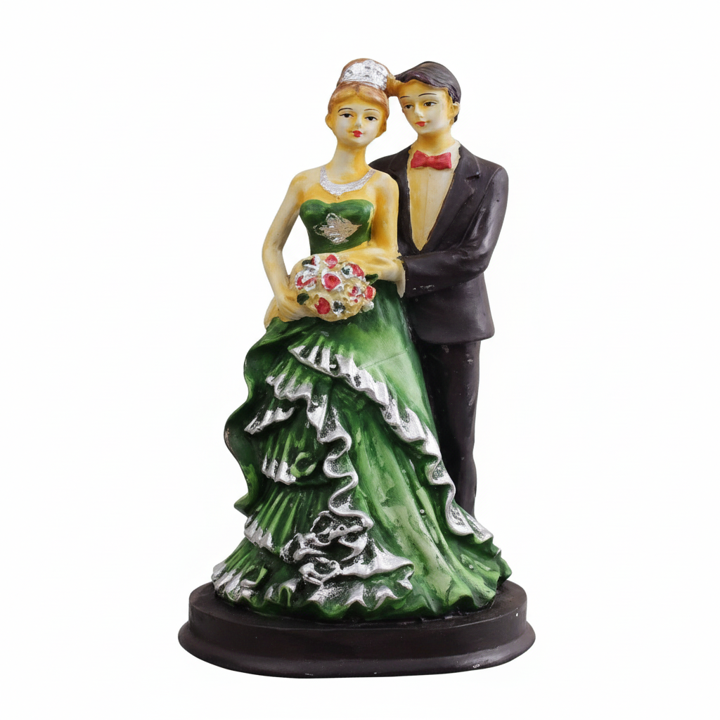 Handcrafted Loving Couple Statue - Premium Romantic Showpiece | Perfect Valentine & Anniversary Gift
