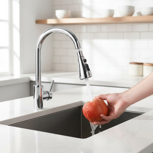 3-Mode Kitchen Sink Faucet - 360° Swivel Tap for Easy Dish Washing & Cleaning