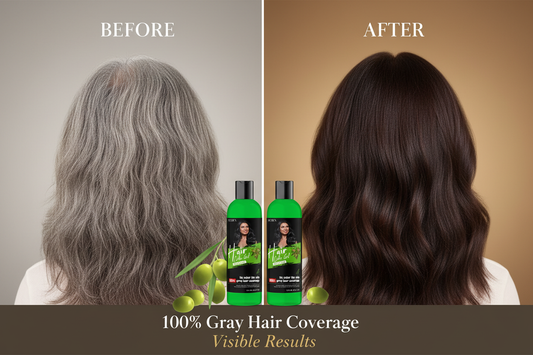 Hair Color Gel - 100% Gray Hair Coverage 125ML (Pack of 2)