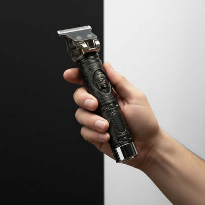 Professional Rechargeable Hair & Beard Trimmer for Men - Electric Grooming Kit