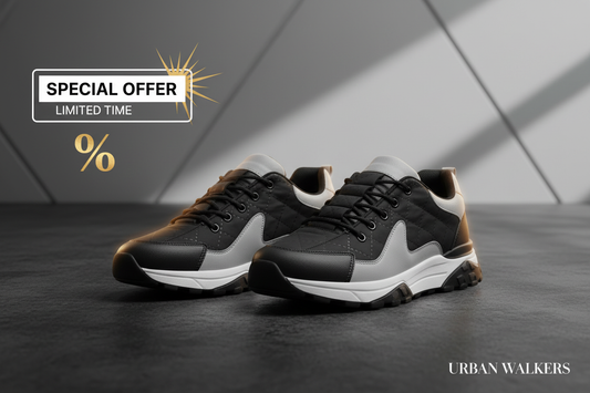 Black Sneakers for Men Comfortable Casual Shoes