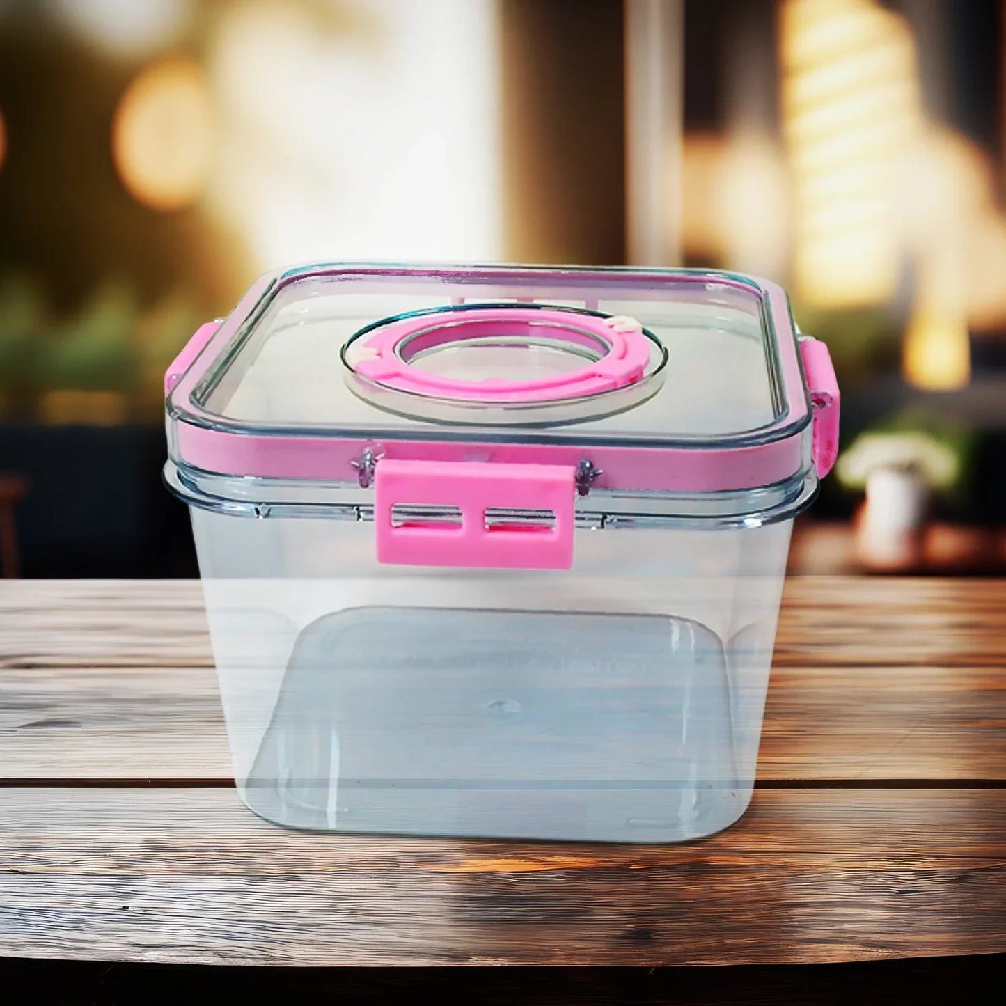 Premium 1400ml Clear Food Storage Container with Airtight Lid