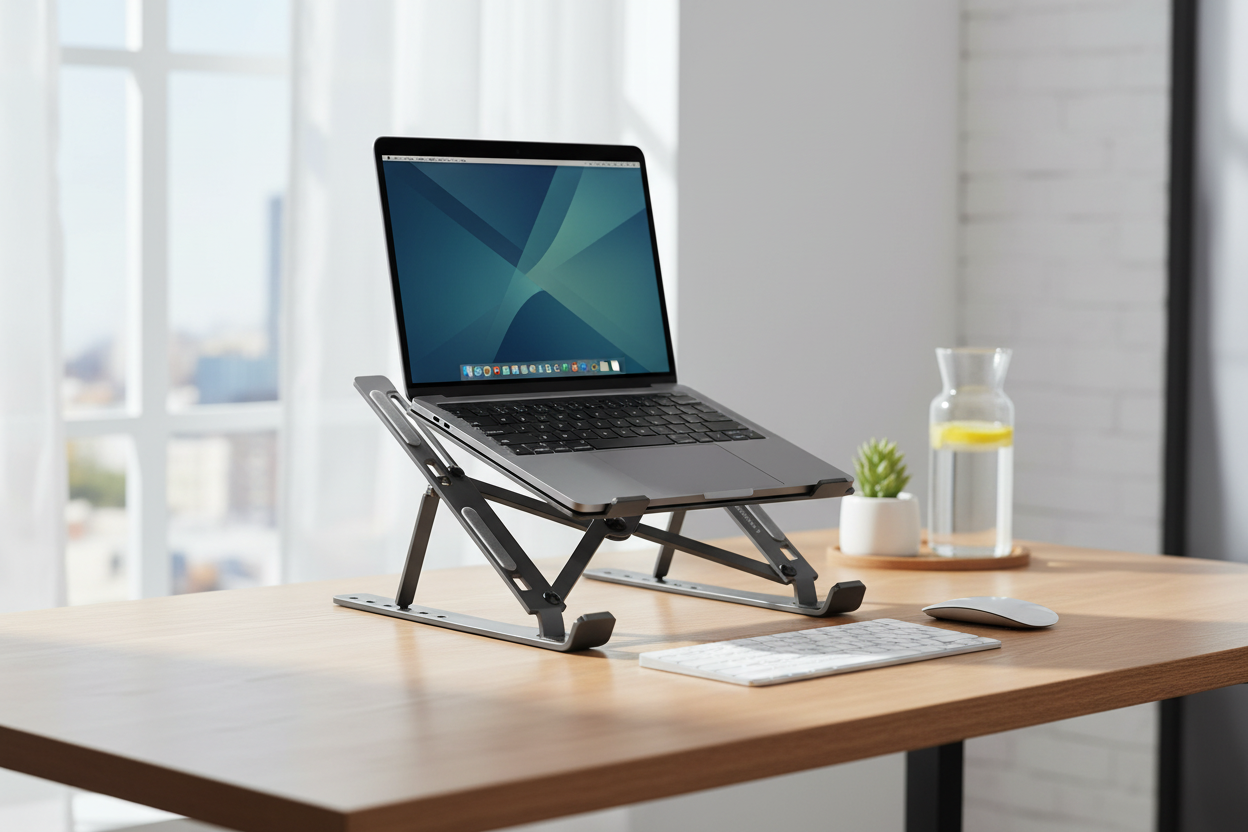 Foldable Adjustable Height Laptop Stand and Tablet Stand. for All Laptops and Tablets.