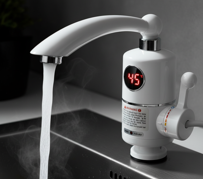 Never Wait for Hot Water Again - Instant Electric Heating Faucet with Digital Display