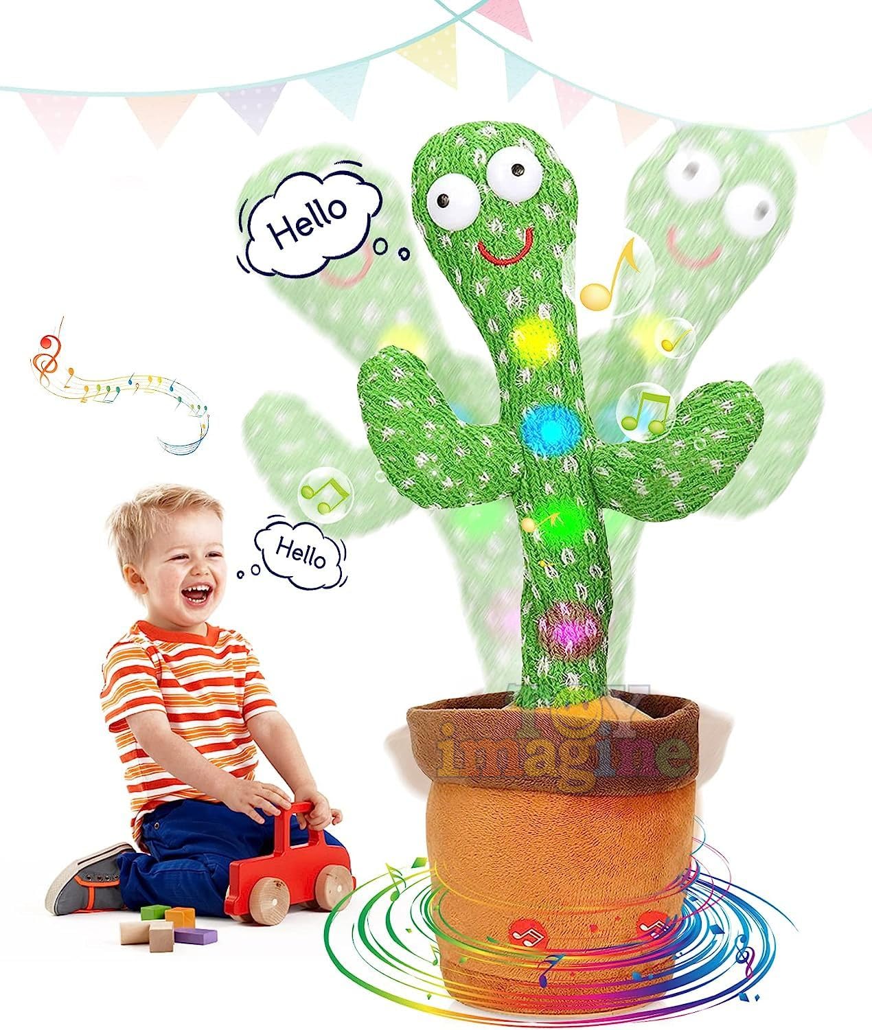 LED Musical Dancing & Mimicry Cactus Toy, perfect for Gift