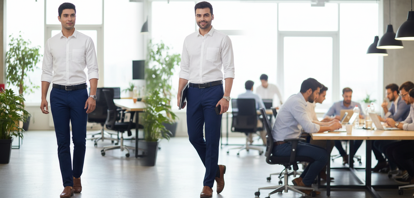 Men's Cotton Shirts Pack of 3 - Premium Everyday Essentials