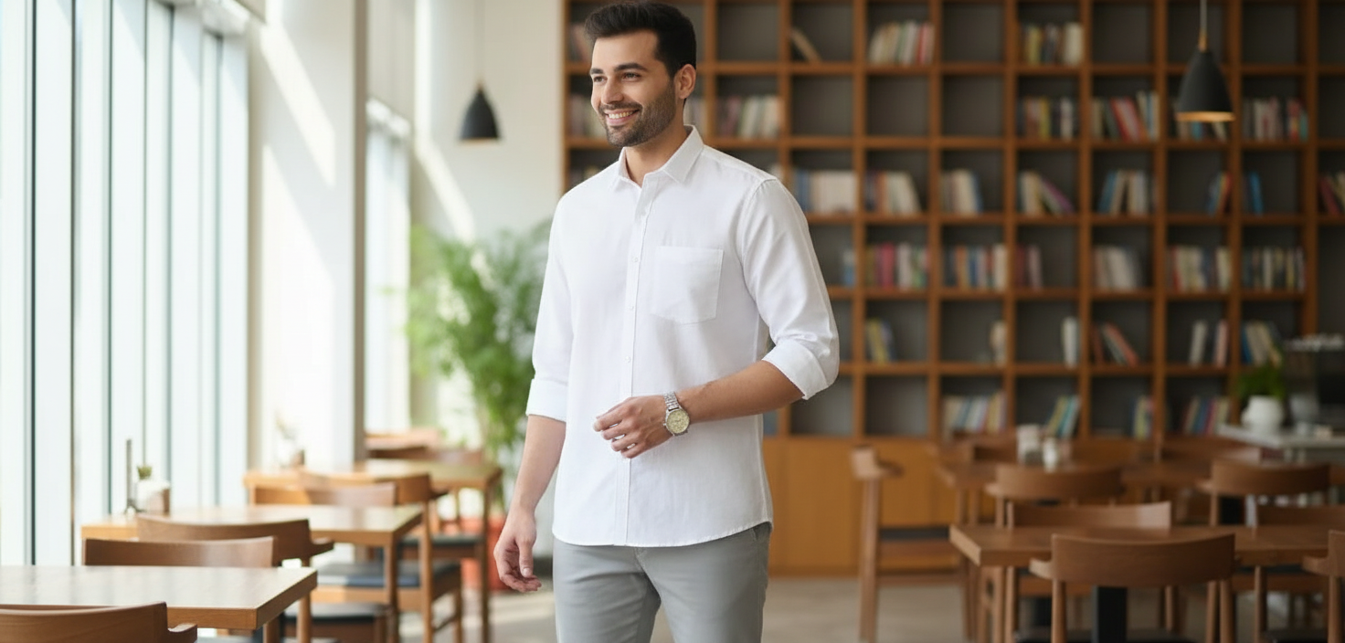 Men's Cotton Shirts Pack of 3 - Premium Everyday Essentials