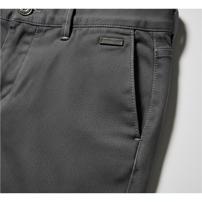 Men's Cotton Trousers - Comfortable Casual Pants (Pack of 3)