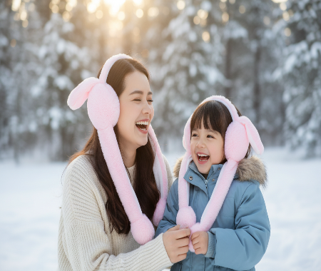 🐰 Cozy Rabbit Ear Muffs
