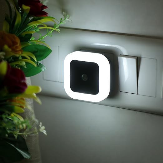 Motion Sensor Square LED Ceiling Light - Flush Mount Garage & Wall Lamp, Warm White (Pack of 3)